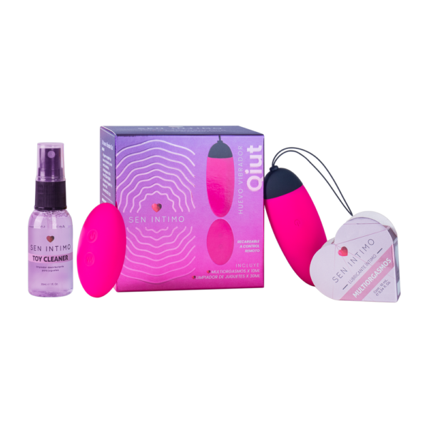 Kit Huevo Vibrador a Control Remoto Qiut Sen Intimimo