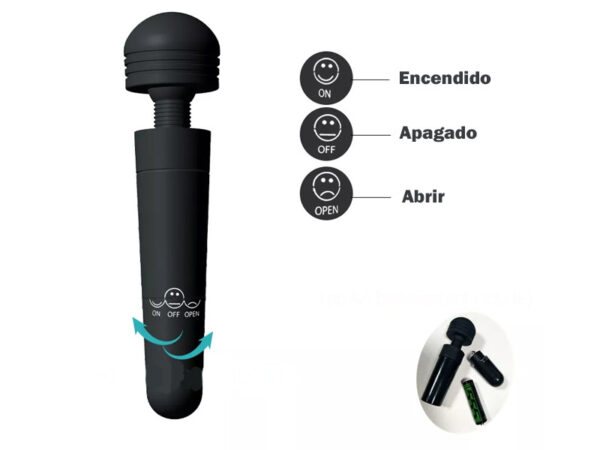 Micrófono Vibrador Tipo Hitachi Mini - Image 3